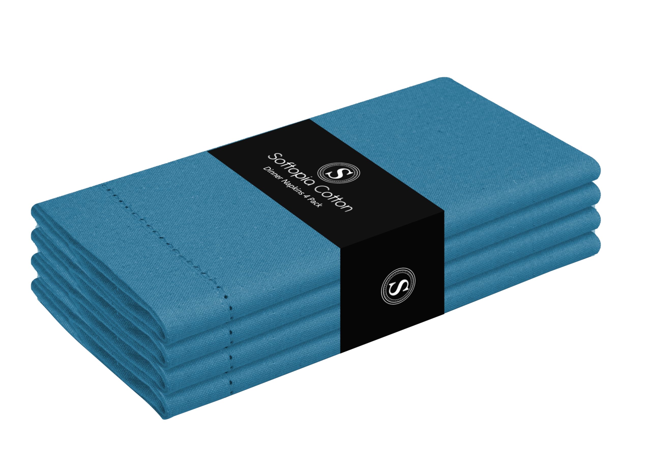 Servilletas de tela de algodón para hogar y cocina, pack de 4 servilletas decorativas