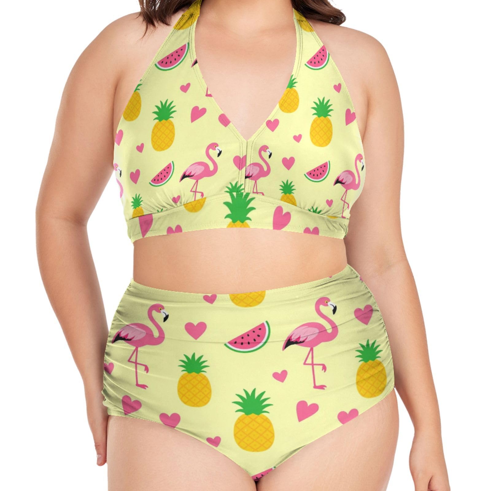 FRODOTGV Costumi da bagno donna taglie forti L-4XL