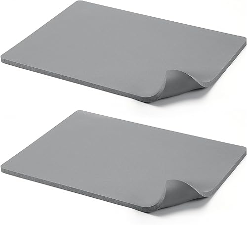 Frienda 2 alfombrillas de prensa de calor de 0.31 pulgadas de grosor, alfombrilla de silicona para prensa de calor, almohadilla de repuesto para