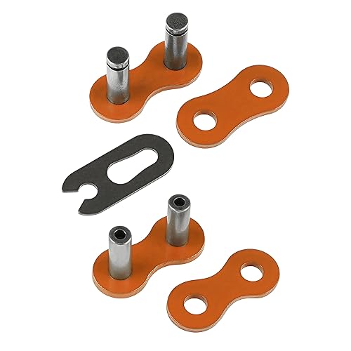 Miniatura 5 de Caltric Cadena de transmisión naranja compatible con Kawasaki Ninja 300 Ex300 Abs 2013 2014 2015 2016 2017