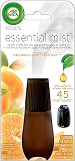 Airwick Essential Oils Diffuser Mist Refill, Mandarin & Sweet Orange, 1ct