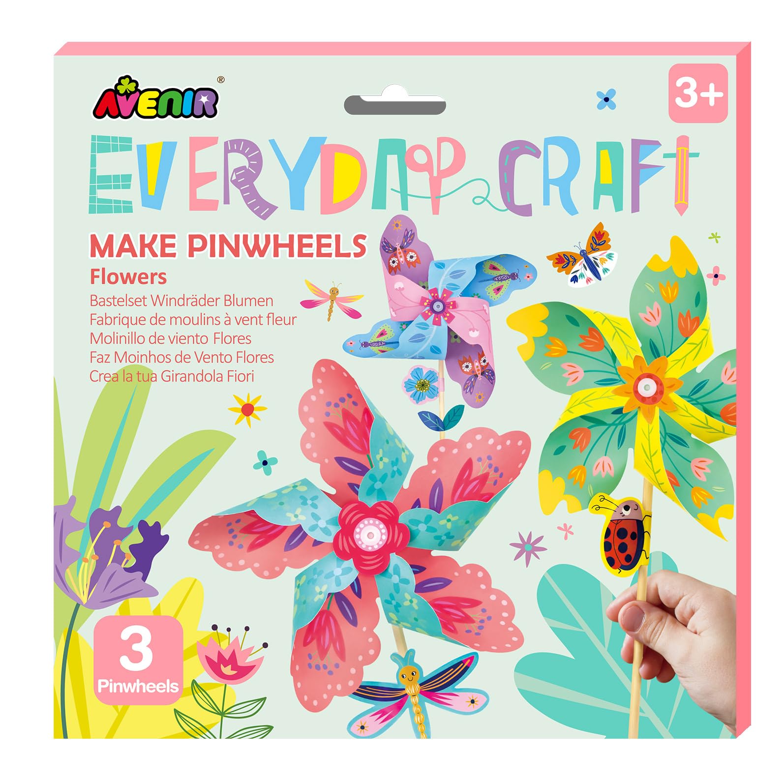 Avenir Everyday Craft - Make Pinwheel Flowers