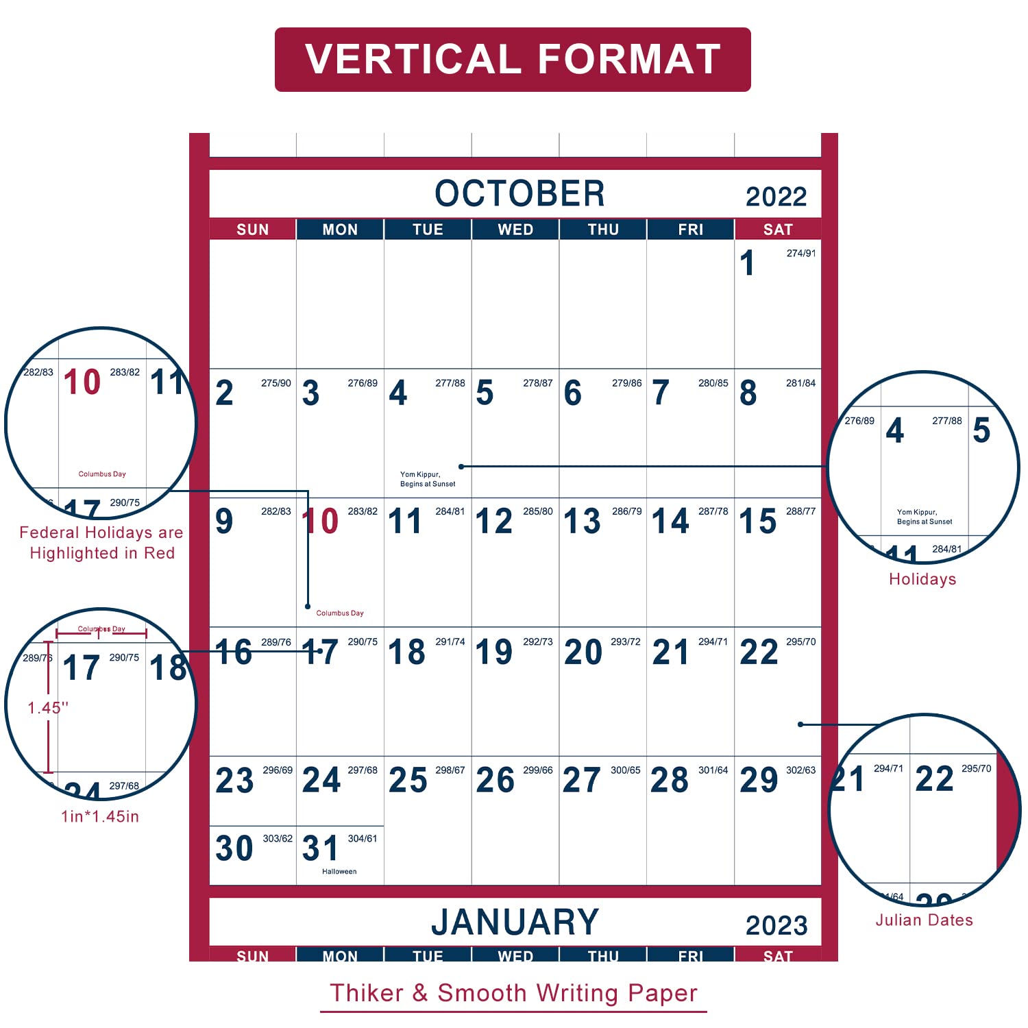 Buy 20222023 Yearly Wall Calendar 20222023 Yearly Wall Calendar