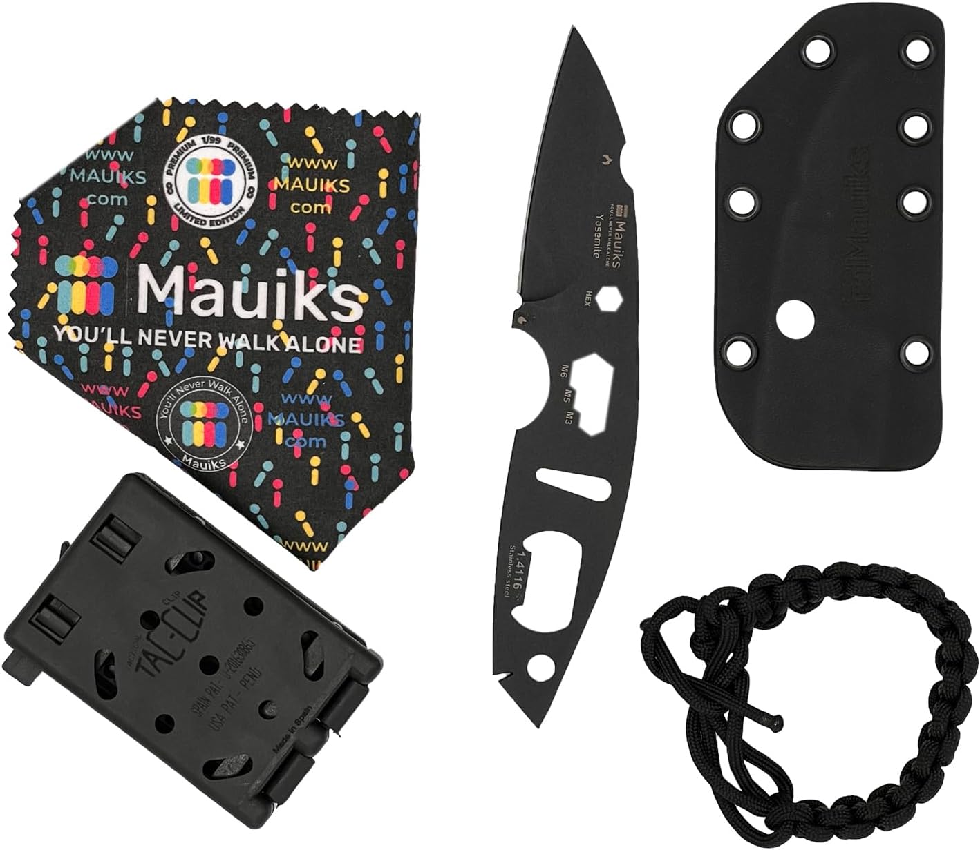 Mauiks EDC Yosemite Tac Multitool pocket Knife. Designed for Preppers & Survival
