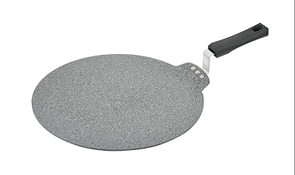 Prabha Marble Coating Smart Tawa, Non-Stick Coating, 30cm, 4mm Thickness, PFOA Free, Compatible with Induction & Gas Stove