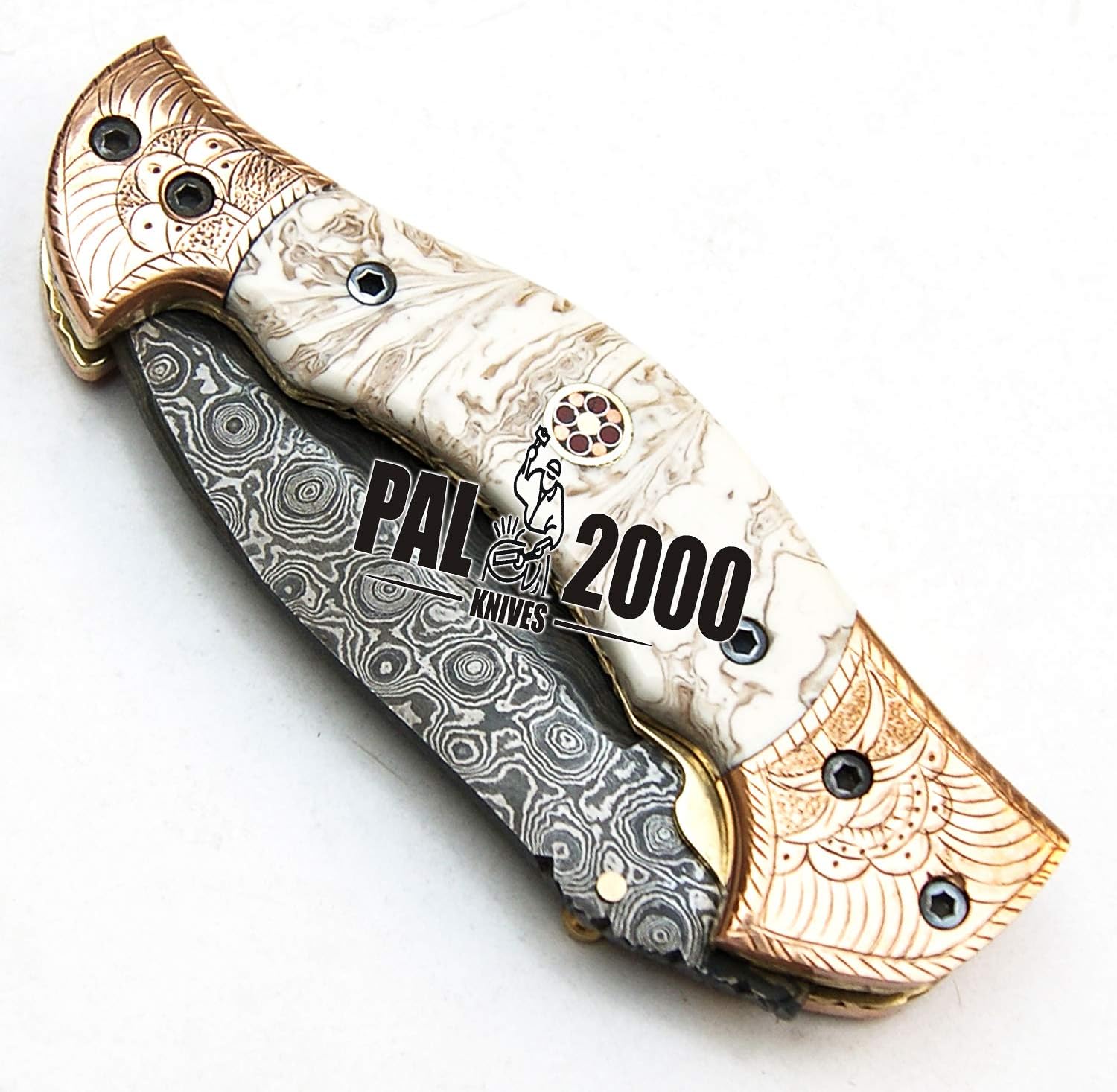 Bеѕt Quаlіtу 🔥 Handmade Folding knife - Real Damascus Pocket Knife For Men with Plastic Handle, Custom Pocket Knife for Camping, Fishing, Outdoor, and EDC, S-JP-J 9565