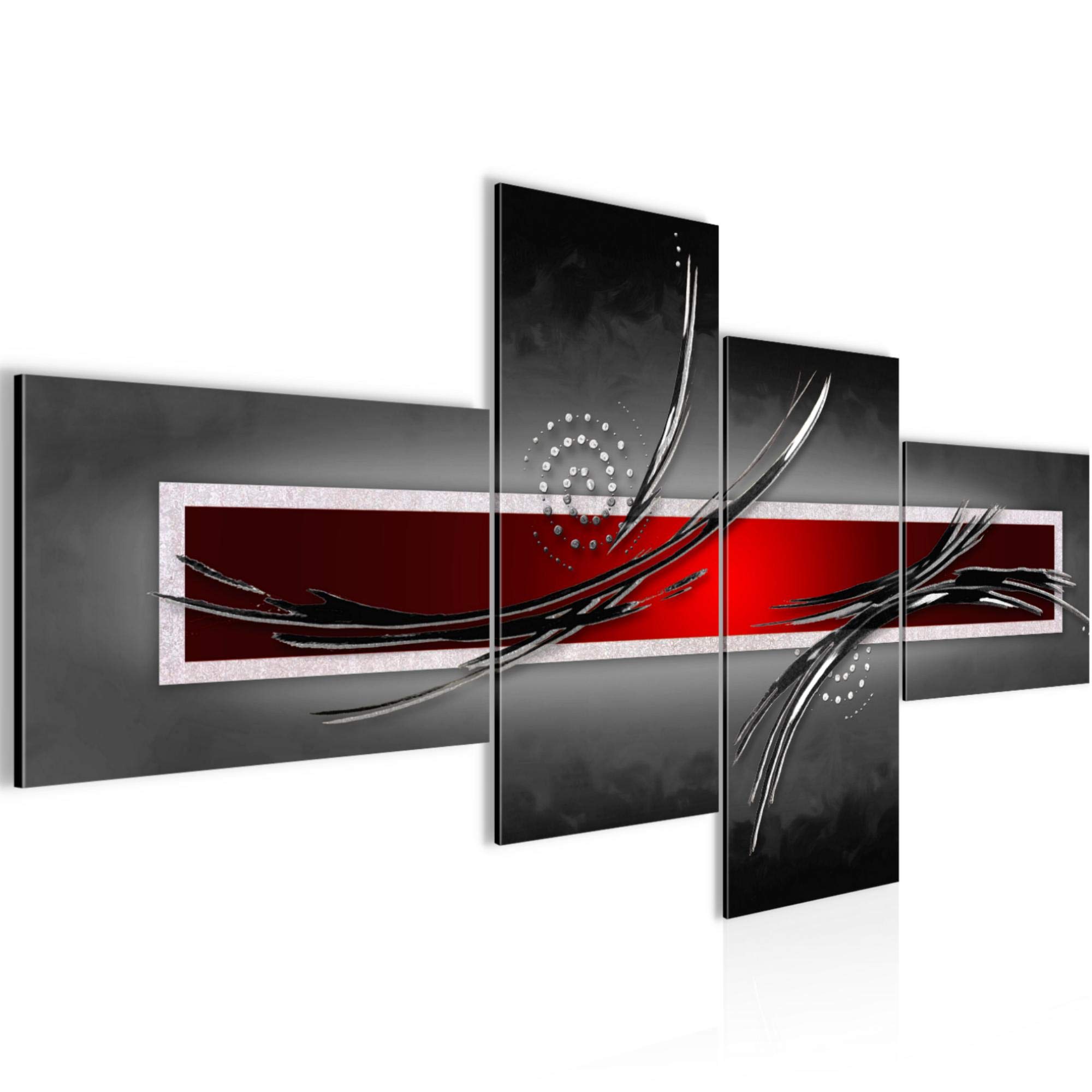 Runa Art Tableau XXL Abstrait 200 x 100 cm Impression sur Toile Intissee Decoration Murale Salon Chambre 102541a