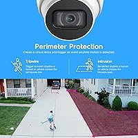 Vista 7 de Sistema de Cámara de Seguridad 4K POE Amcrest con NVR PoE 4K de 8 Canales (4) x Cámaras IP POE de 8 Megapíxeles de Torreta (3840x2160) Disco Duro