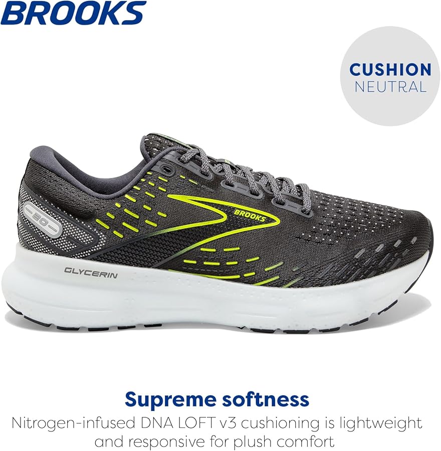 Amazon | Brooks メンズ Glycerin 20 ニュートラル ランニングシューズ