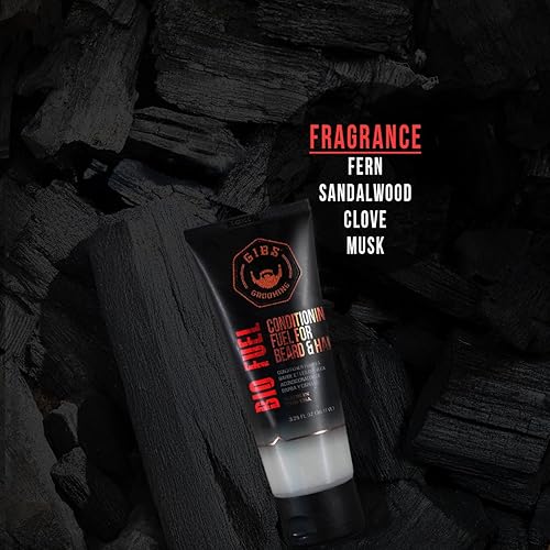 Miniatura 10 de GIBS BioFuel - Acondicionador hidratante para barba y cabello, 33.8 onzas líquidas (paquete de 1)