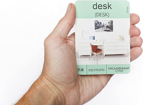 Miniatura 4 de NEW-2nd side - Tarjetas flash en inglés para principiantes, para adultos y niños, las 500 palabras más utilizadas en inglés, primeras palabras,