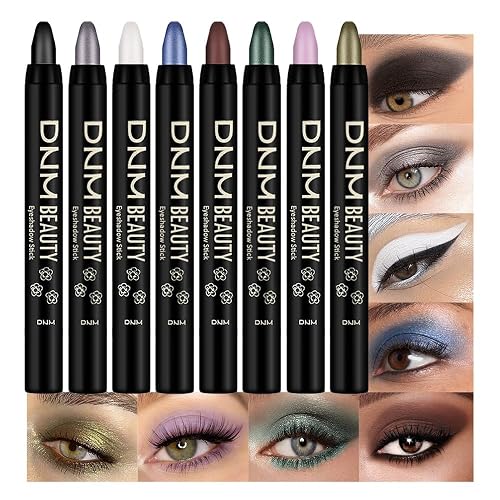 Kaely 8Pcs Cream Eye Shadow Sticks Set New-10