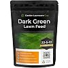 Dark Green Lawn Feed - High Nitrogen Fertiliser Greens Grass Fast - Feeds up to 90 Days - Non Hazardous Formula - Garden Lawncare Guy