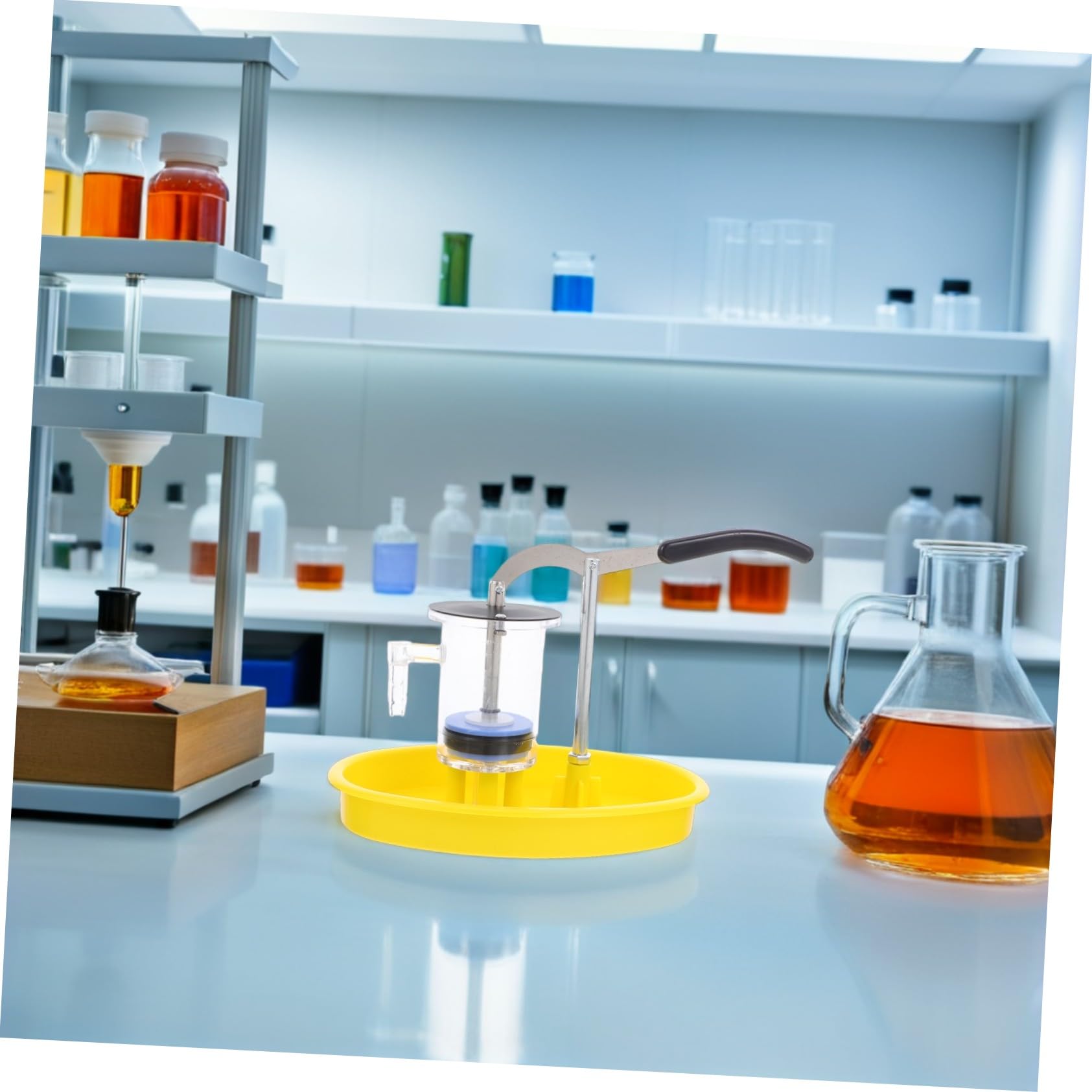 FRCOLOR Esperimento Pompa Idraulica Manuale Fisica Kit Scientifico per Didattica Giocattolo Educativo per Esplorazione Pratica Strumento per Classi e Laboratorio