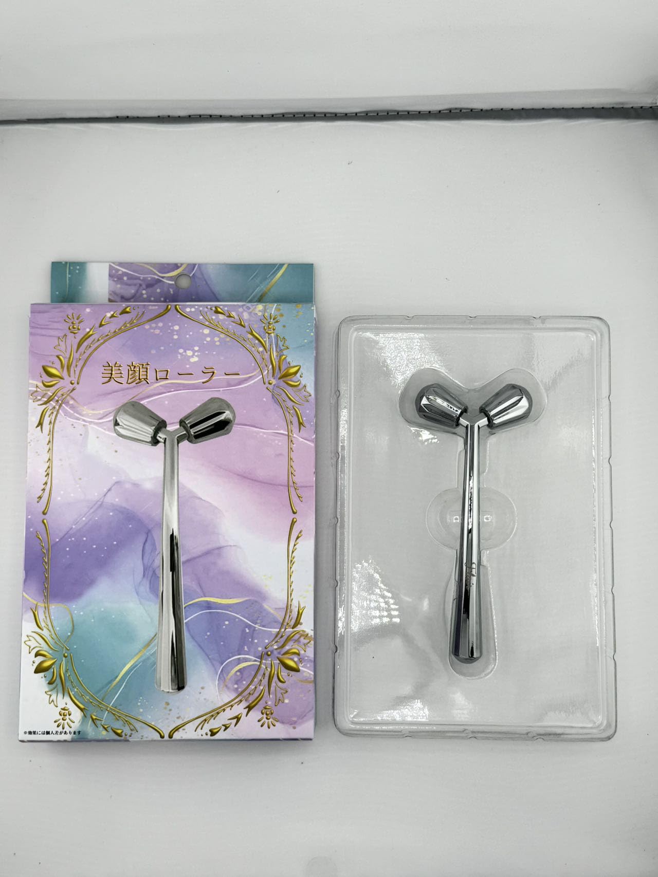 Amazon | Flair Y型 美顔ローラー_ピンクゴールド | ノーブランド品