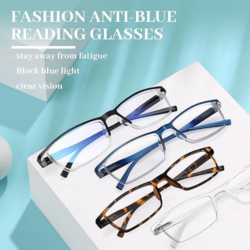 Miniatura 2 de LUFF 4 lentes de lectura anti-rayos azules lectores portátiles ultraligeros (1.25X)