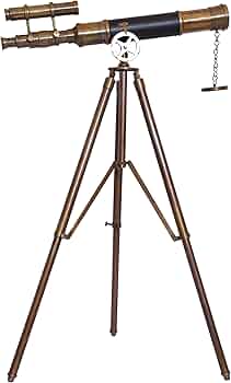 真鍮三脚 Amazon.co.jp: ヴィンテージ三脚 反射ダブルバレル 望遠鏡