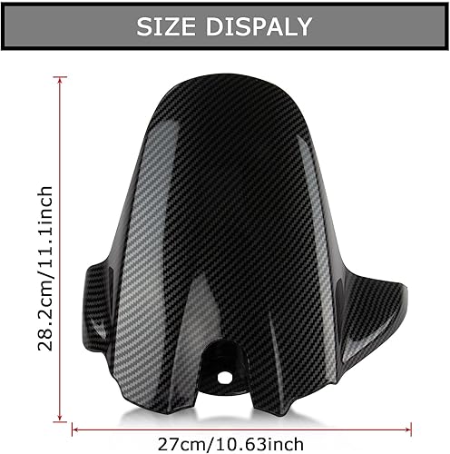 Miniatura 3 de Guardabarros trasero Guardabarros neumático Hugger para Suzuki GSXR600 750 K6 K8 2006-2010 (pintura de fibra de carbono)