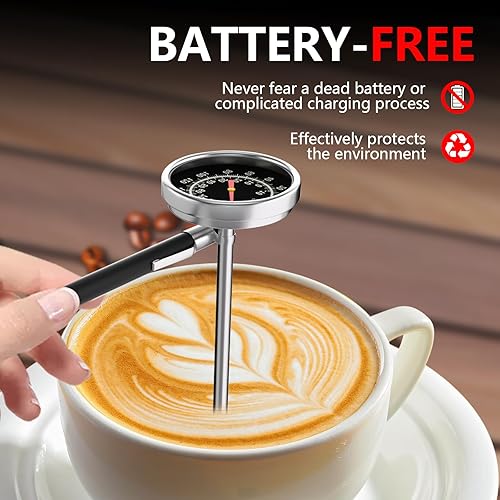 Miniatura 4 de Termómetro de carne de lectura instantánea  Termómetro de alimentos de acero inoxidable para asar a la parrilla, cocinar, barbacoa, termómetro de