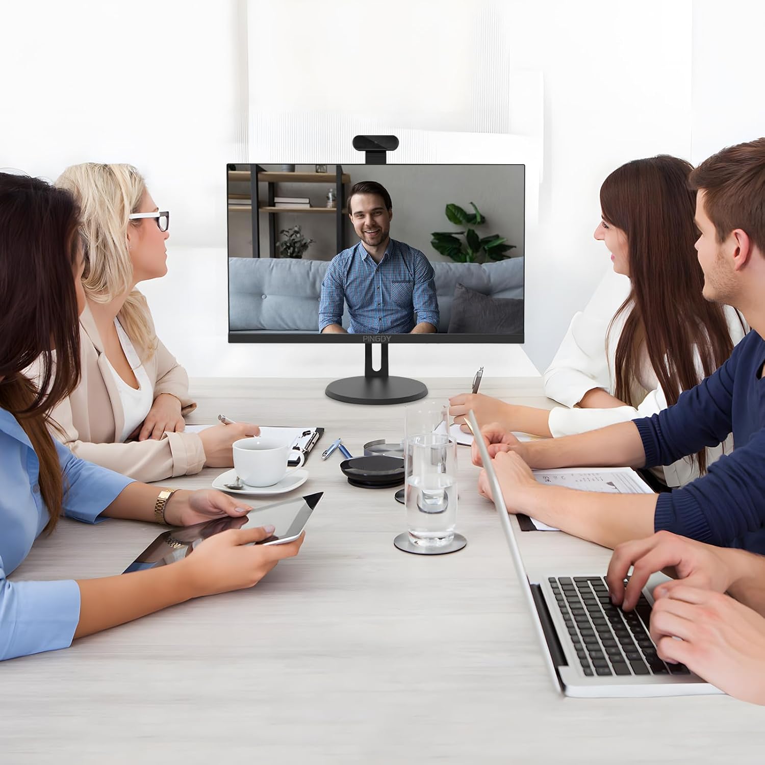 All-in-One Desktop Computer PC 24" FHD Touchscreen Display, i7 Quad-Core, 16GB RAM, 512GB SSD, Wired Keyboard & Mouse, RGB Speaker & Webcam, Black (i7/16G/512G)