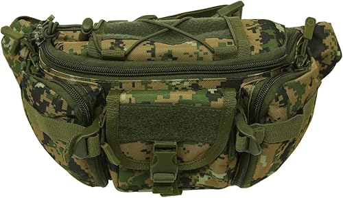 Vista 21 de UNISTRENGH Riñonera táctica militar Riñonera impermeable para escalada al aire libre Pesca Correr Caza, Marrón Coyote