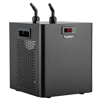 Poafamx 水槽用クーラー　60L 冷却のみ Amazon.co.jp: Poafamx 水槽クーラー 15-30℃調整可能 60L 冷却