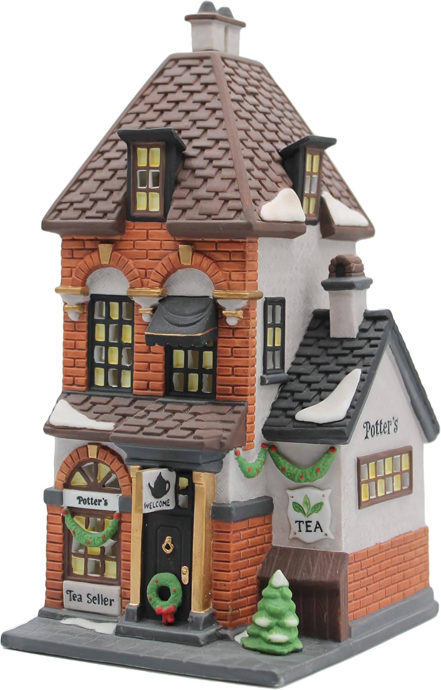 Department 56 Heritage Village Collection Christmas in the City "Potter's Tea Seller""