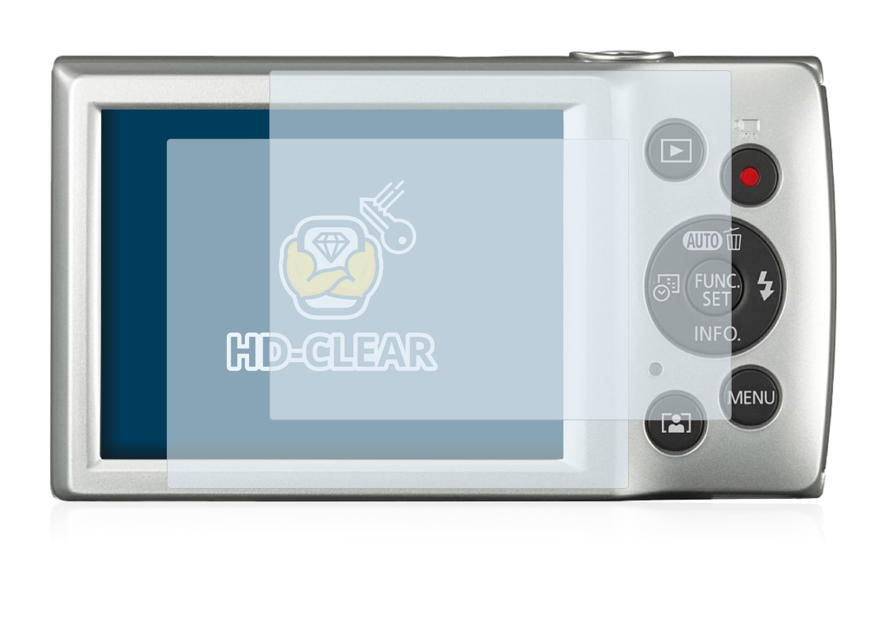 BROTECT Displayschutzfolien Für Canon Ixus 80 IS – 2 Stück, Made In Germany, Ultraklar & Kratzfest