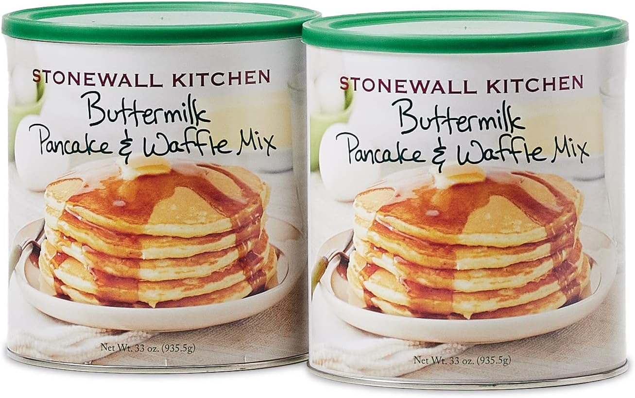 Stonewall Kitchen Buttermilk Pancake & Waffle Mix, (2 Pack (33 oz))