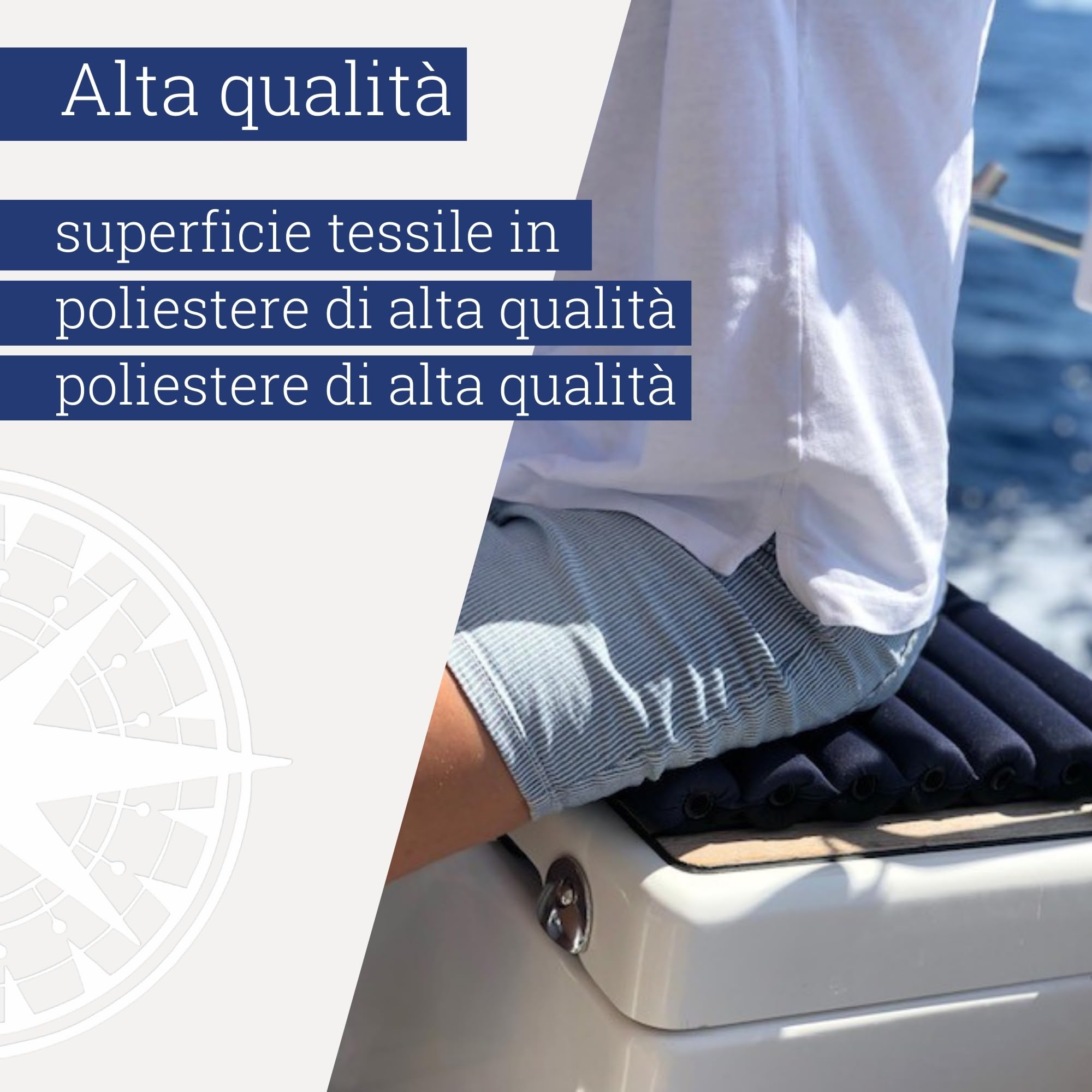 FlexiCush - il cuscino parafango universale sviluppato per l'uso negli sport acquatici (50 x 32 x 4 cm)