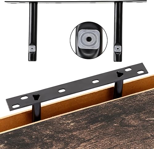 Miniatura 4 de Fixwal Estantes flotantes, estantes rústicos de baño de 4 + 1 nivel sobre el inodoro con soportes invisibles, decoración de pared de granja para