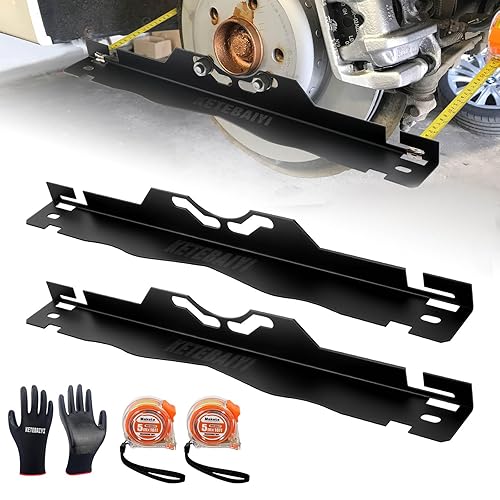 Wheel Alignment Tool, Toe Alignment Tool Plates, Including Tape Measure