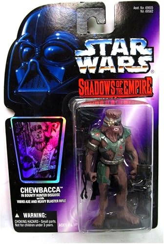 Star Wars Shadows of the Empire Chewbacca in Bounty Hunter Disguise Figura de acción