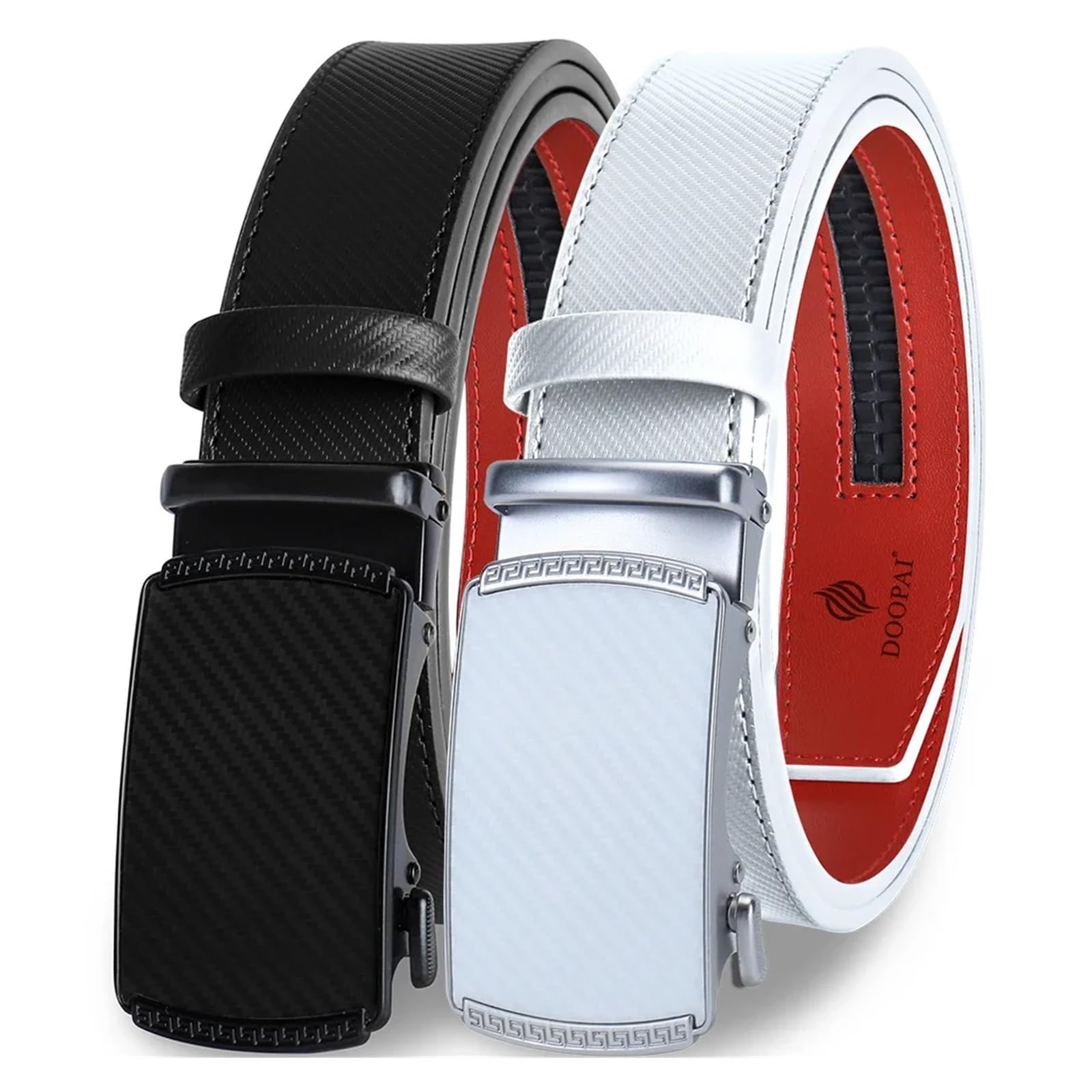Cinture da uomo con fibbia automatica, cinture in pelle con cinturino for donna e uomo