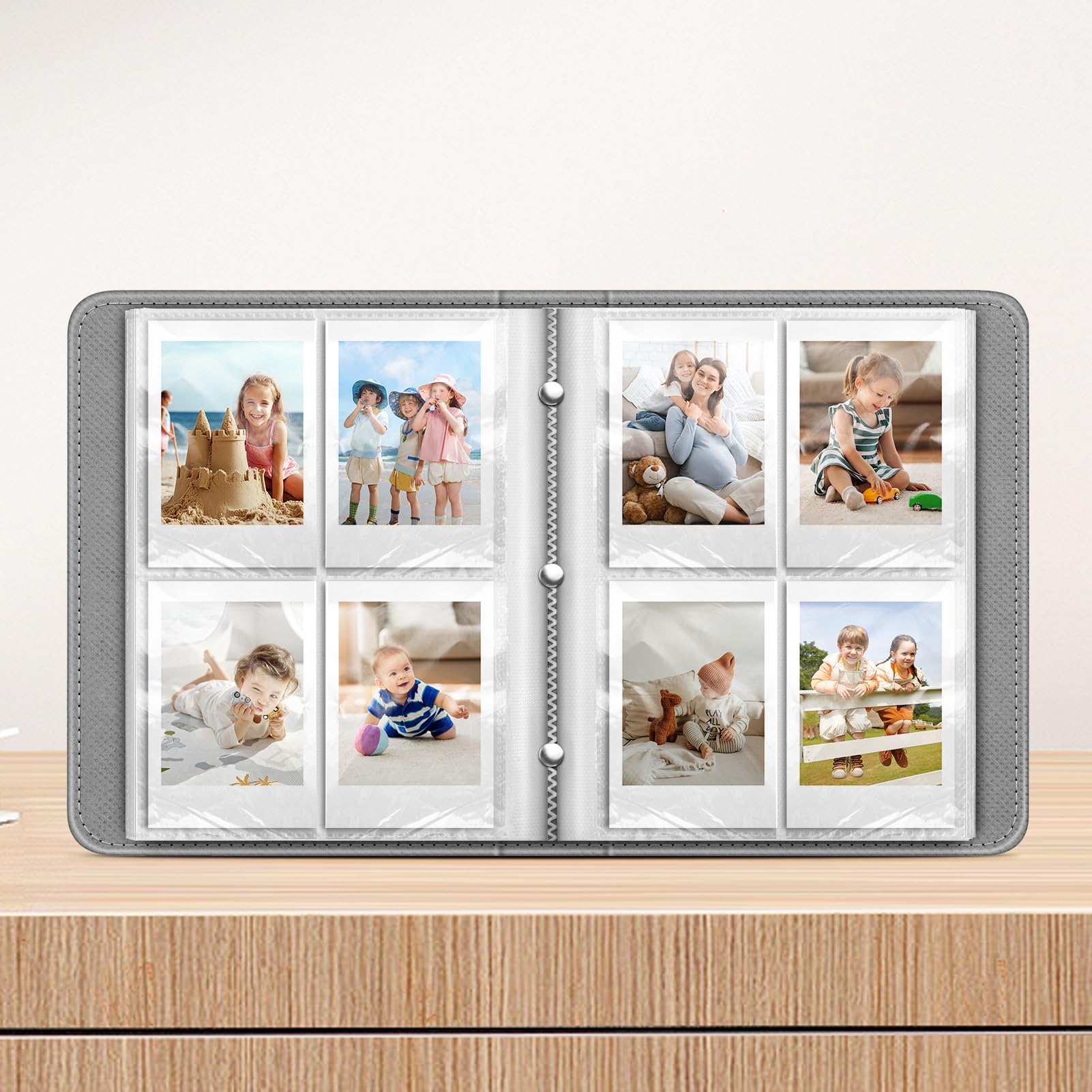 Fintie Mini album na zdjęcia 2 x 7 cali, mały album do Fujifilm Instax Mini 12/11/99/40/EVO/SE/7+/LiPlay, album fotograficzny Polaroid Pictures, Ocean Marble