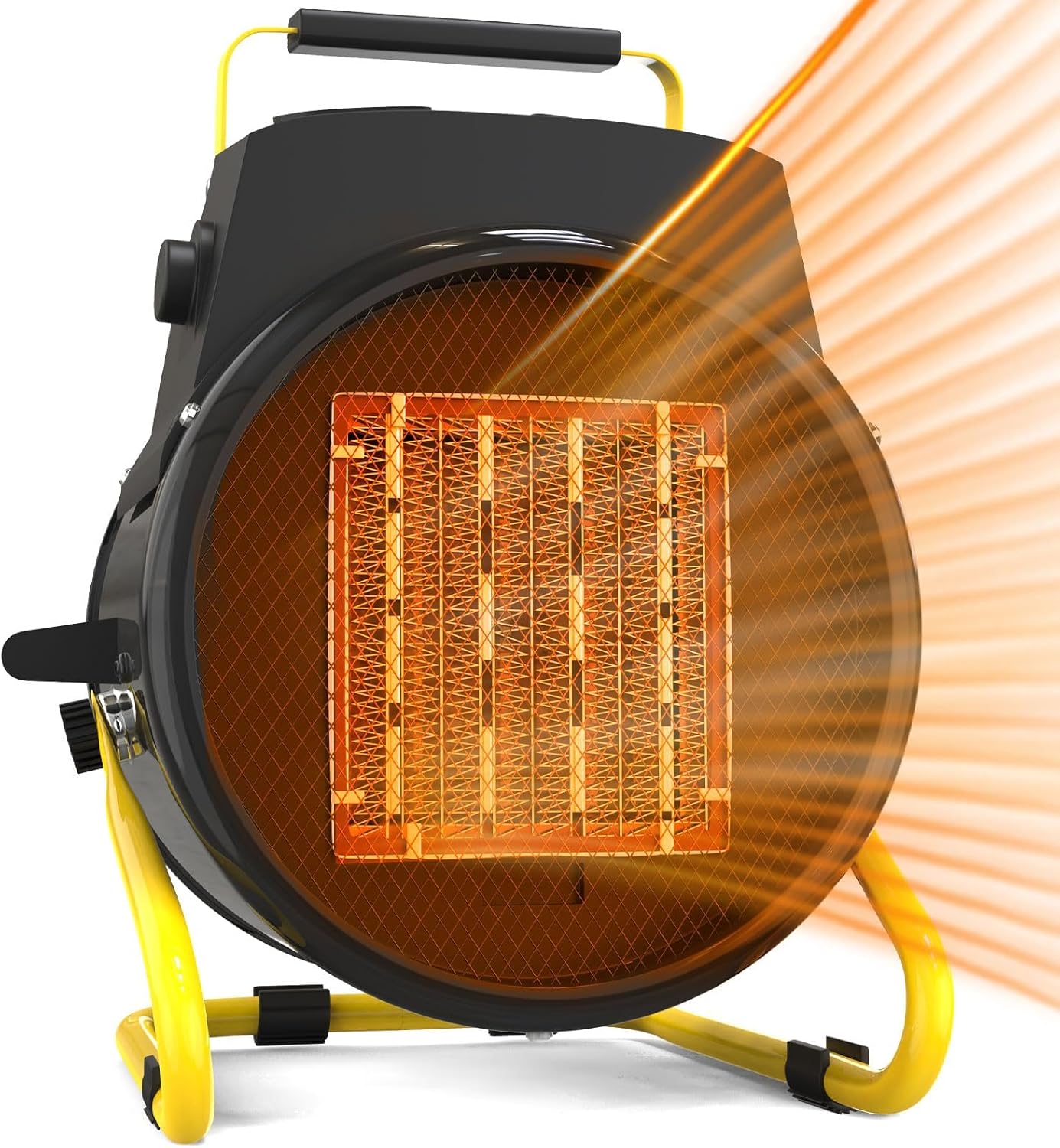 Outdoor Heaters for Patio-1500W Portable Electric Garage Heater with 2S Fast Heating