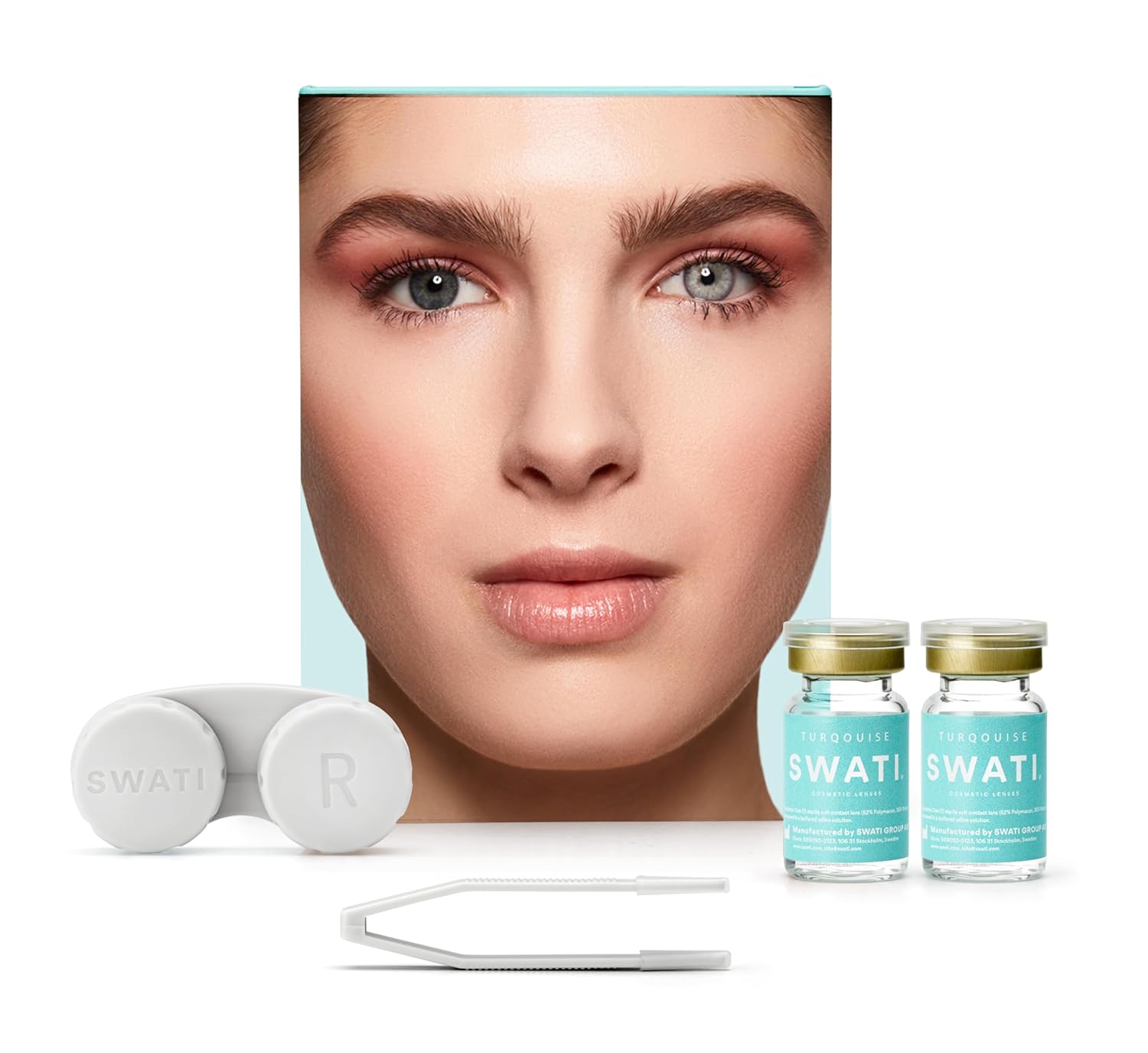 Buy SWATI Cosmetics Sapphire Zero Power Colored Contact Lenses