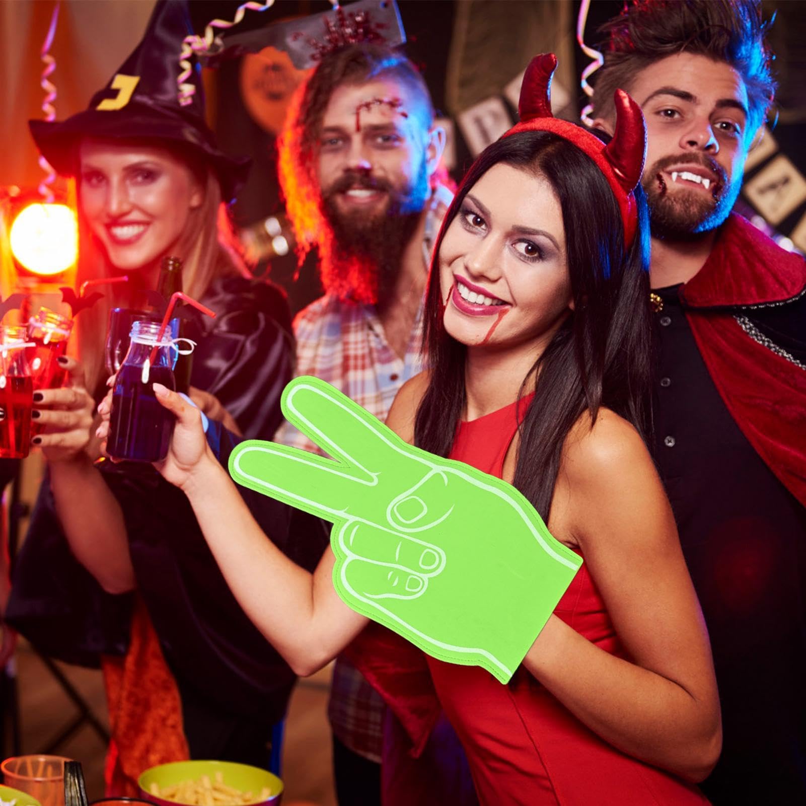 Doigt en mousse géant pour sport et pom-pom girls - Accessoire de fête créatif