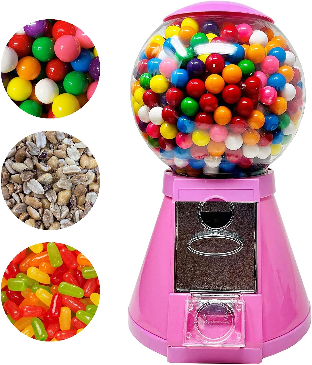 American Gumball Company Pink Classic Metal Gumball Machine by , 11-inch