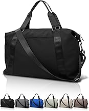 hichago Boston Bag, 3-Way Travel Bag, Men's, Women's, Large Capacity, 8.9 gal (35 L), School Trips, Lightweight, Travel, Shoulder Strap, Carry-on Sports, Carry-on Bag, Unisex, Black