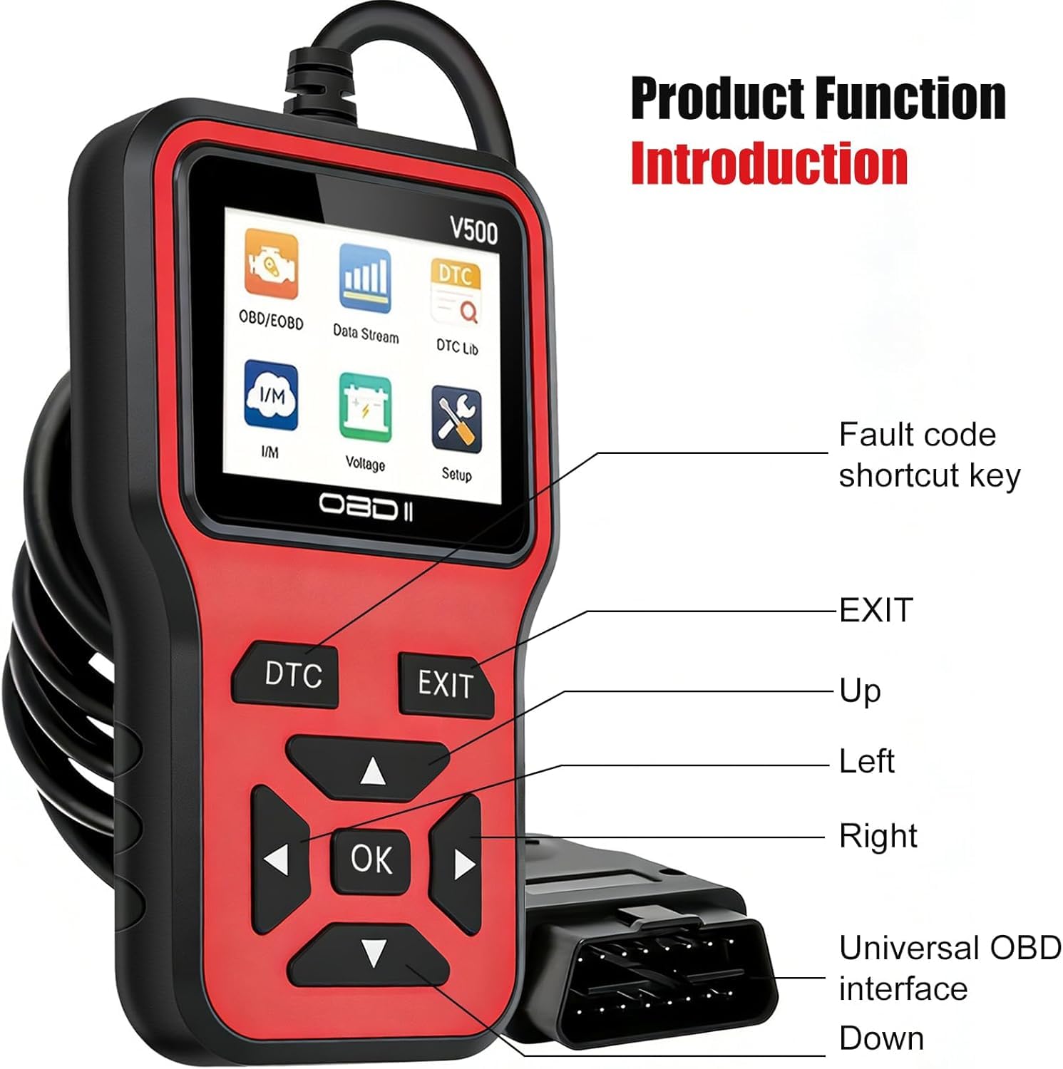 OBD2 skaner diagnostyczny do Ford Fiesta Fusion Escort Focus Mondeo, przenośna maszyna do odczytu samochodów OBDII skaner OBD czytnik kodów błędów