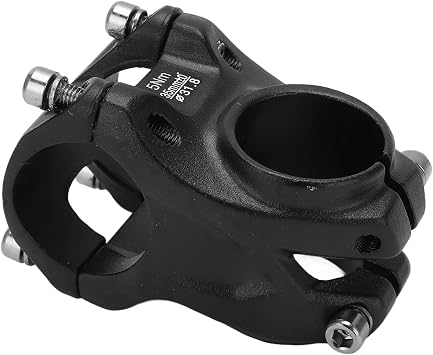 Bicycle Handlebar Stem Aluminum Alloy 0 Degree Rise Short Handlebar Stem for Road Mountain Bike 31.8x35mm