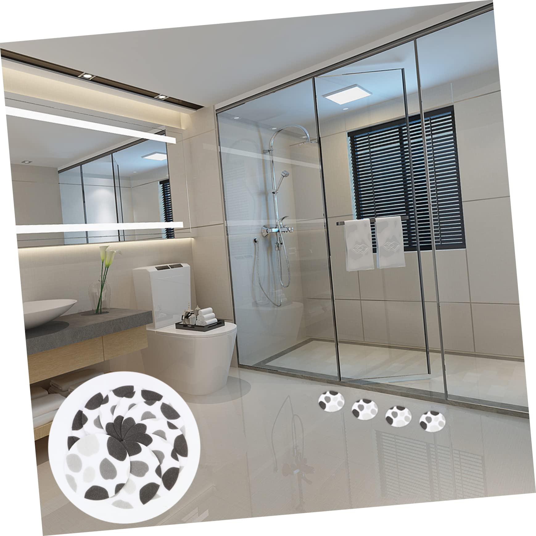 Alipis 30 Pz Nastro Antiscivolo per Bagno Strisce di Sicurezza per Doccia Vasca e Doccia Battistrada Adesivi Anti ia Adesivo per Vasca da Bagno Peva Fare Un i per Il