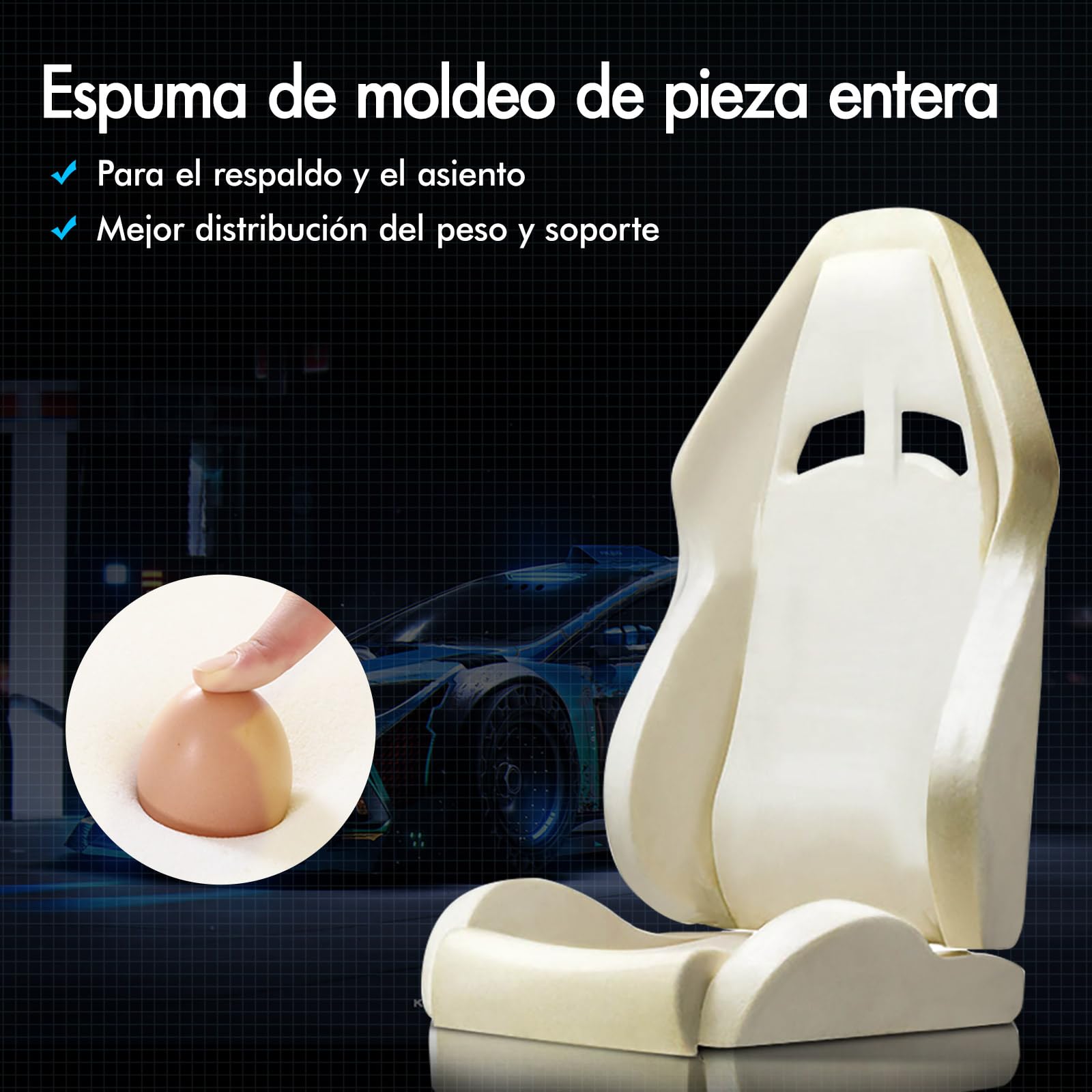 ALFORDSON Silla Gaming Oficina Reclinable con Masajeador, Silla Gamer Ergonómica con Cojín Lumbar y Cervical, Respaldo Alto Acolchado, Ideal Videojuego,Escritorio,Ordenador,Oficina, Lino(Negra)