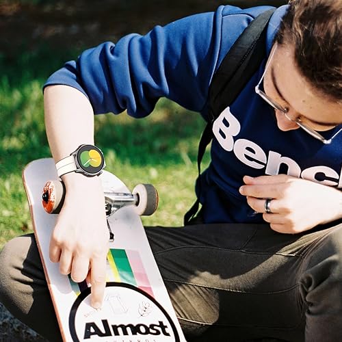 Miniatura 7 de TiMOVO Correas de reloj de silicona magnéticas universales de 0.78 pulgadas y 0.86 pulgadas, correas de reloj deportivo de liberación rápida con