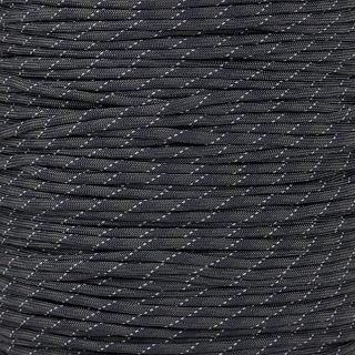 Paracord Planet Reflective 550lb Paracord – 7 Strand Type III Nylon Parachute Cord for Outdoor Visibility, Hiking, and Crafting – 30+ Colors and 4 Length Options