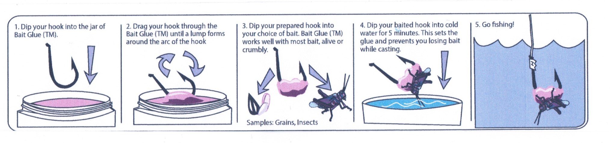 Trout Fishing Bait Glue Stick