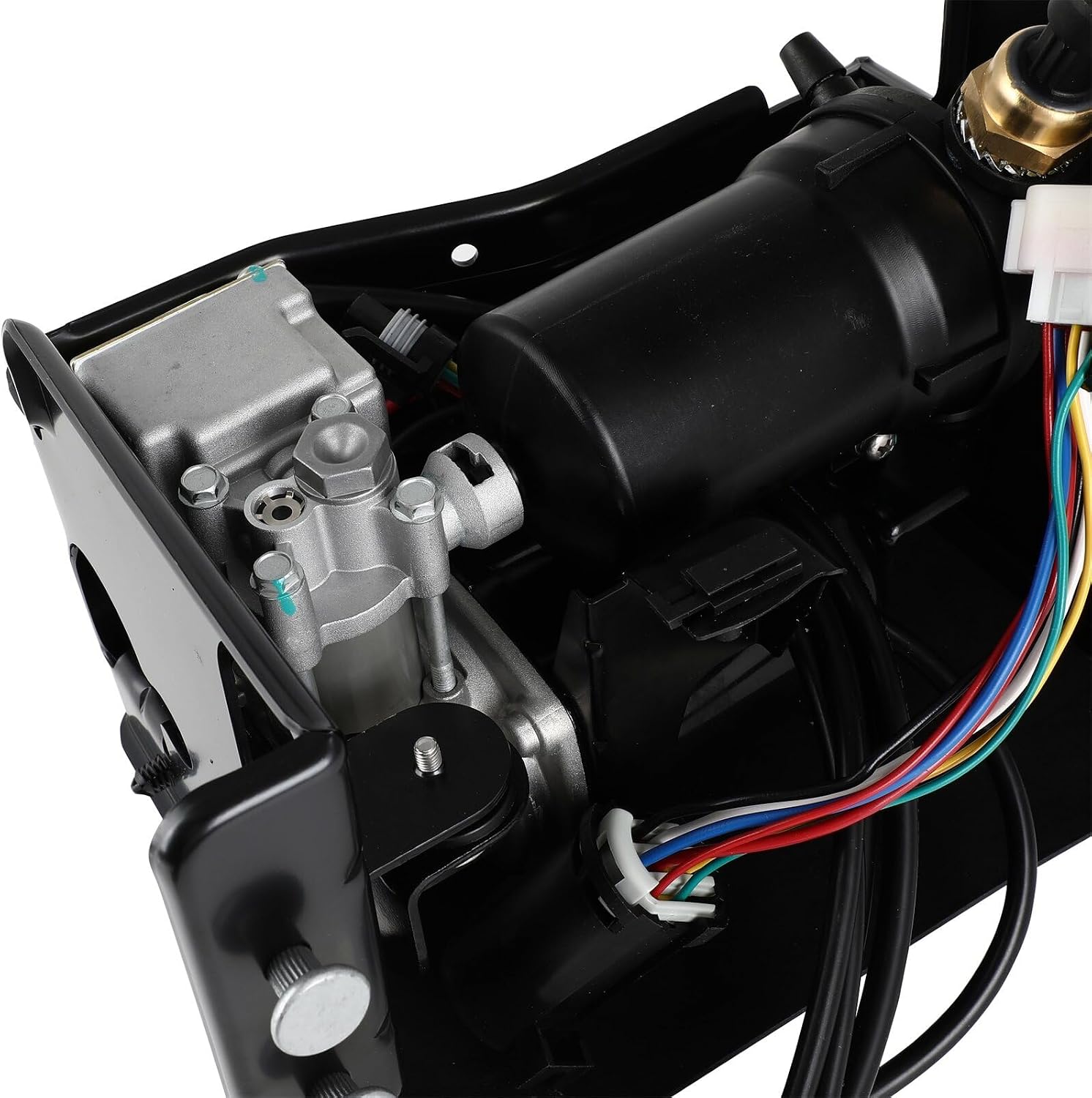 RearAir Shock Absorber with Compressor Pump for Cadillac Escalade 2015-2019 for Cadillac Escalade ESV 2015-2020 for Chevrolet Suburban 2015-2020 23267007 232 15056494 10395825 20930288