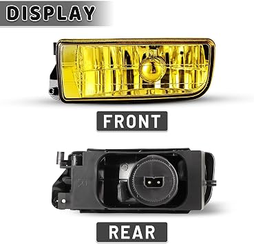 Fog Lights for 1992-1999 BMW 3 Series 318i/is, 320i, 325i/is, E36 M3 Yellow