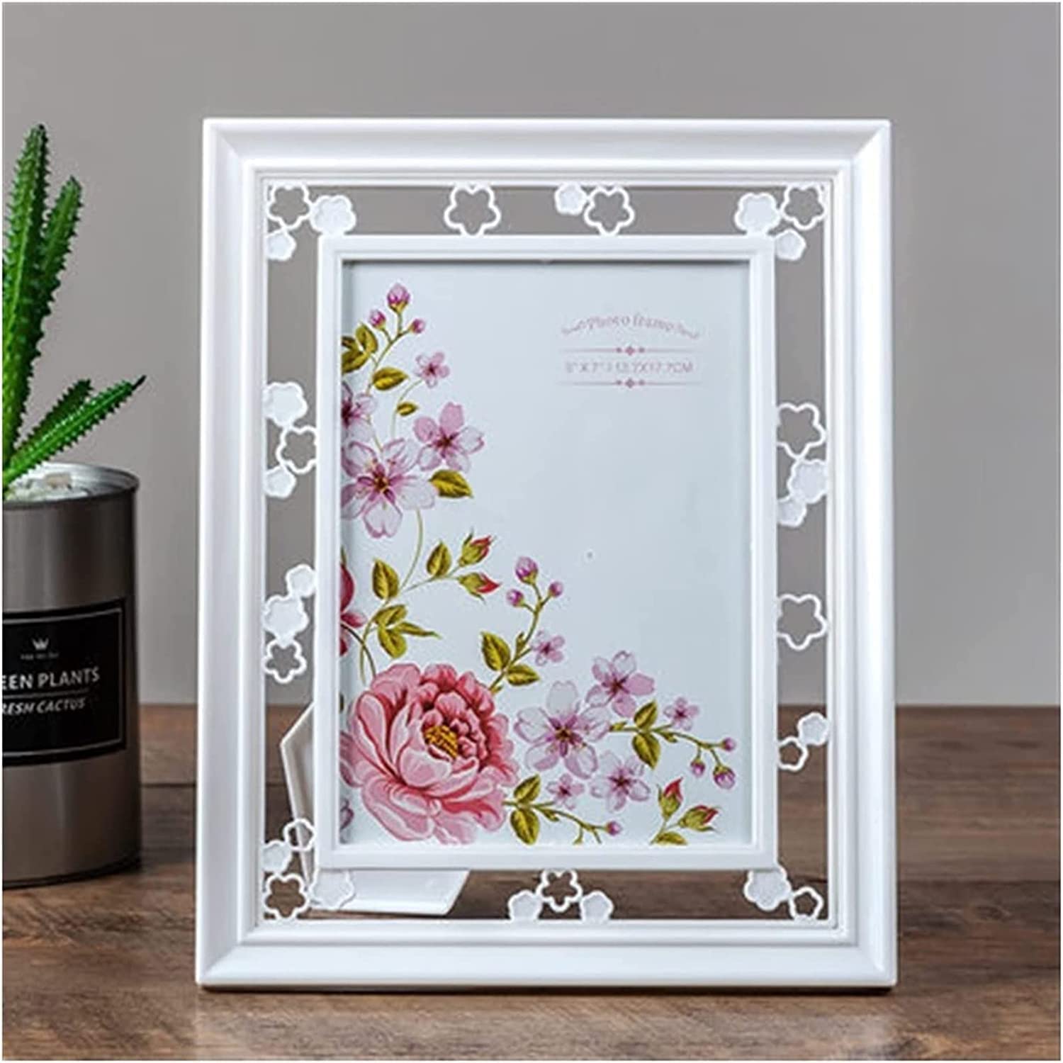 Cadre photo de mariage créatif pour décorer votre salon avec élégance